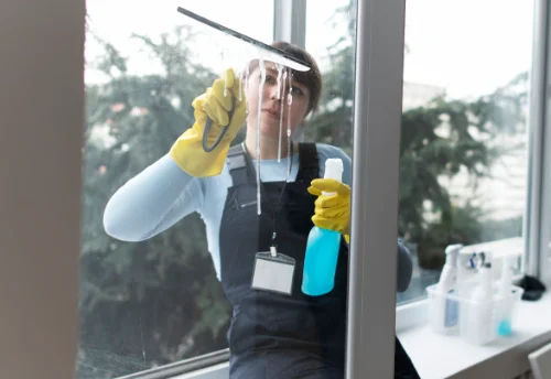 Nettoyage de vitres intérieures et extérieures à Bio
